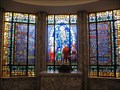 Image for Queen of Heaven Mausoleum stained glass - Hillside, IL