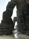 Image for A landslide collapses one of the arches of the beach of As Catedrais de Lugo - Ribadeo, Lugo, Galicia, España