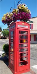Image for Front Street red telephone box, Poulsbo, WA