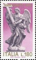 Image for Statue of Angel with the Cross on Ponte Sant' Angelo, Rome, Italy