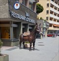 Image for Fiberglass Mule in Front of a Restaurant - Naters, VS, Switzerland