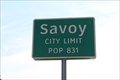 Image for Savoy, TX - Population 831