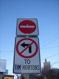 Image for No Left Turn into Tim Horton's