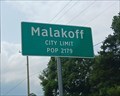 Image for Malakoff, TX - Population 2179