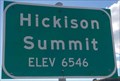Image for Hickison Summit - Elevation 6546 feet