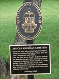 Image for African American Cemetery - Arlington, TX