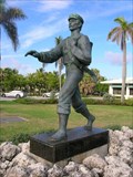 Image for THE BAREFOOT MAILMAN STATUE - A1A IN HILLSBORO BEACH, FLORIDA