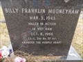 Image for PFC Billy Franklin Mooneyham - Pikeville City Cemetery - Pikeville, TN