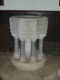 Image for Stone Font, St. George's, Clun, Shropshire, England