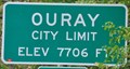 Image for Ouray, Colorado (Southern Approach) ~ Elevation 7706 Feet