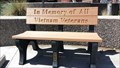 Image for Vietnam War Memorial - Veterans Memorial Bench - Sparks Memorial Park - Sparks, NV