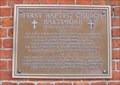 Image for First Baptist Church - Baltimore, MD
