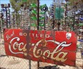 Image for Coca Cola Sign -  Elmer Long’s Bottle Tree Ranch - Route 66, California.