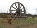 Image for A Large Wagon Wheel - Fort Assiniboine, Alberta