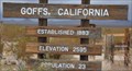 Image for Goffs, California - Elevation 2595