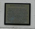 Image for Rutherford Hall marker - Batesville, Ar.