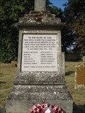 Image for Brafield -on-the-Green combined War Memorial - Northants