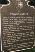 Image for Thomas Carlin - 1789 to 1852 - Carrollton, IL