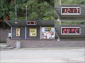 Image for Ukazatel data, hodin a teploty na zastávce v Dolní Belé, PS, CZ, EU