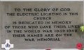 Image for WWII Memorial Tablet - Kirk Maughold - Maughold, Isle of Man