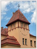 Image for Sundial on former school, Mostek, Czech Republic