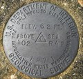 Image for U.S. Geological Survey elevation marker 62 FT 102 RAP 1971