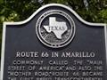 Image for Route 66 in Amarillo -  Historic Marker - Texas, USA.