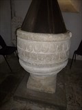 Image for Norman Font - St Donats Church - Vale of Glamorgan, Wales.