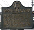 Image for Logan's 15th & Blair's 17th A.C. to Decatur - GHM 044-20 - DeKalb Co., GA