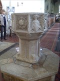 Image for Font, Church of St Mary the Virgin, Earl Stonham, Suffolk. IP14 5EE.