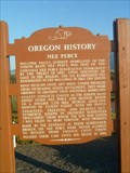 Image for Nez Perce Historical Marker - Enterprise, Oregon