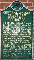 Image for Central Avenue Christian Reformed Church Historical Marker