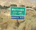 Image for Maricopa, California ~ Population 1,245