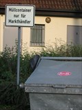 Image for Müllcontainer nur für Markthändler - Werdohl, NRW, Germany