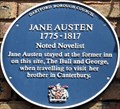 Image for Jane Austen - High Street, Dartford, Kent, UK