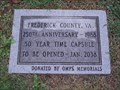 Image for Frederick County-Virginia 250th Anniversary Time Capsule, Winchester, Virginia