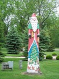 Image for Wooden Santa - Dundee, Michigan