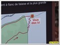 Image for Vous êtes ici - Carte du sentier de randonnée des Pénitents - Les Mées, France