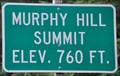 Image for Murphy Hill Summit ~ Elevation 760 Feet