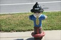 Image for Painted Fire Hydrant dressed as the Mr. Mayor - New Bern NC