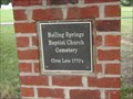 Image for Boiling Springs Baptist Church Cemetery, Boiling Springs, NC, USA