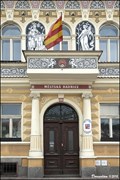 Image for Milevsko - municipal flag at Town Hall / Milevsko - mestská vlajka na radnici (South Bohemia)