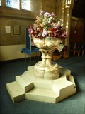 Image for Baptism Font -  Parish Church of All Saints Odd Rode - Scholar Green, Cheshire East, UK.