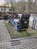 Image for Antrieb der Stauklappe des Wasserkraftwerkes Wildeshausen, Niedersachsen, Germany