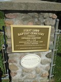 Image for First Lobo Baptist (formerly: Edwards Cemetery) - Middlesex County, Ontario