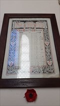 Image for Roll of Honour - Christ Church - Hulland, Derbyshire