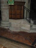 Image for Stone Pulpit Base, St Michael & All Angels, Stoke Prior, Worcestershire, England