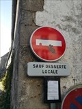 Image for Panneaux surprenants. Pont-Croix, Bretagne, France