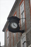 Image for Modern clock on Marks and Spencer Store, 22 Northbrook Street, West Berkshire.
