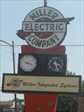 Image for Miller Electric Company Clock - Omaha, NE